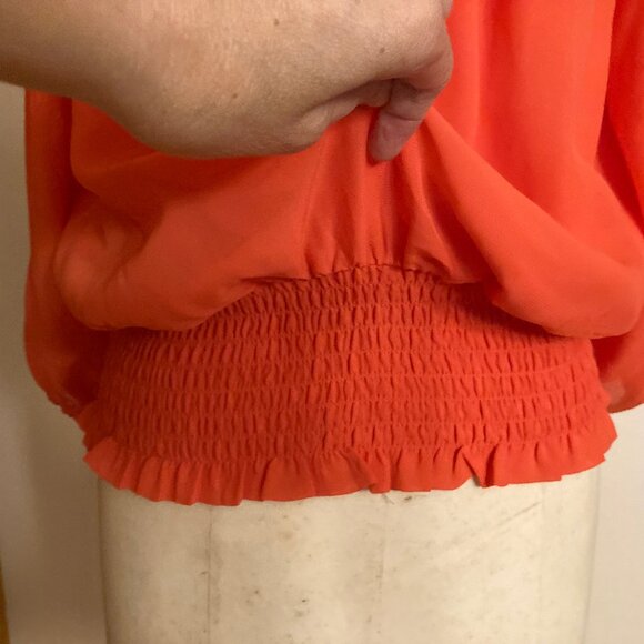 Colleen Lopez Coral Top Boat Neck Stretch - Picture 5 of 6